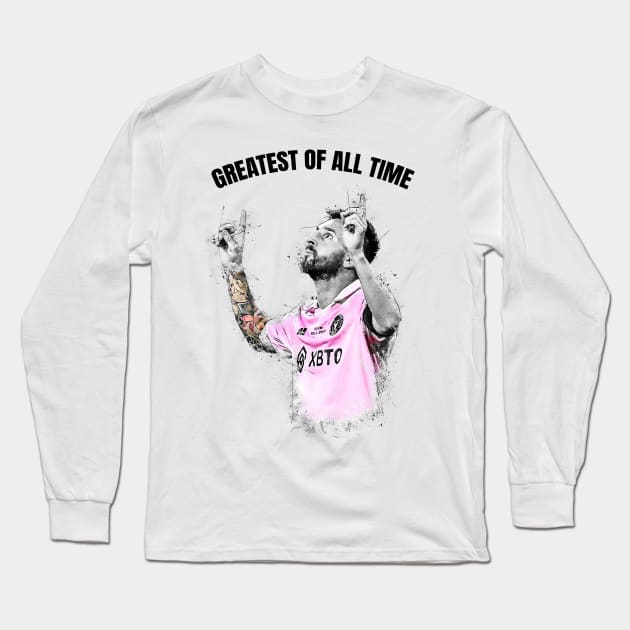 Greatest Of All Time Long Sleeve T-Shirt by Yopi